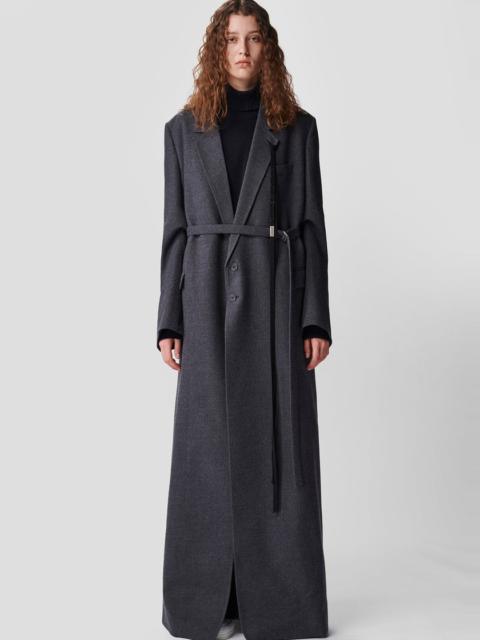 Ann Demeulemeester Karin Long High Comfort Coat Brushed Wool