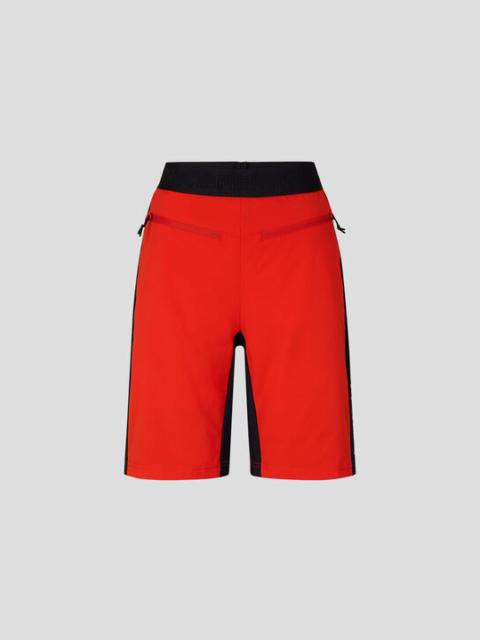 Afra functional shorts in Red