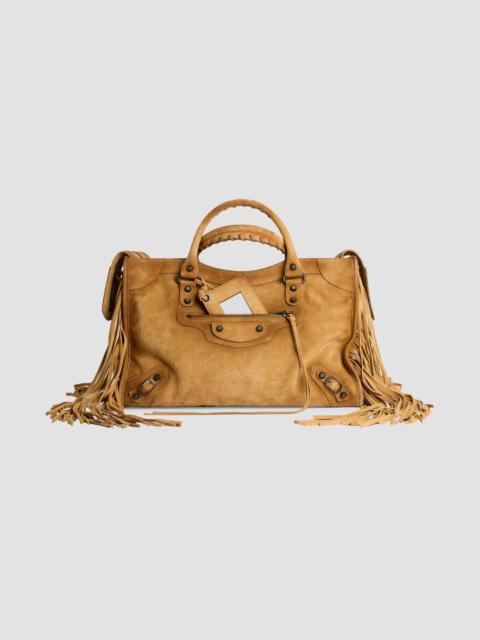 BALENCIAGA Women's Le City Top Handle Bag - Camel