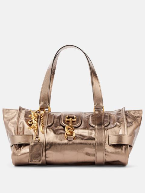 Chloé Kerala 25 Large metallic leather tote bag