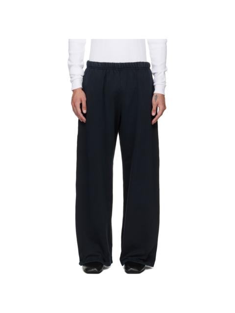 LES TIEN Black Heavyweight Party Sweatpants