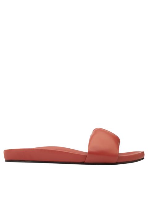 Longchamp Roseau Mules Coral - Leather
