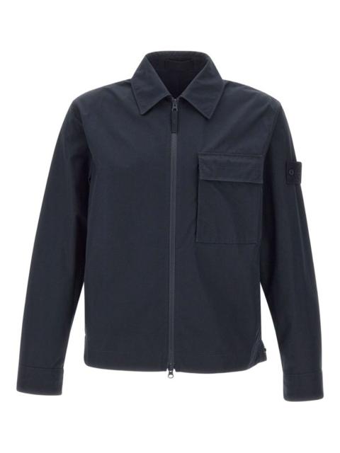 Stone Island two-way zip chest-pocket jacket