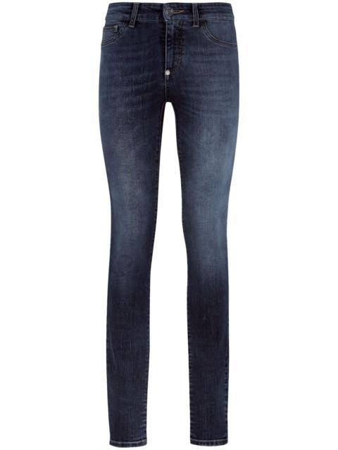 PHILIPP PLEIN stone-washed jeggings