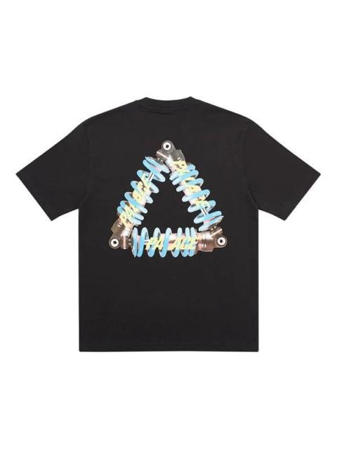 PALACE PALACE Tri-Pumping Pattern Printing Short Sleeve Unisex Black PAL-SS20-98