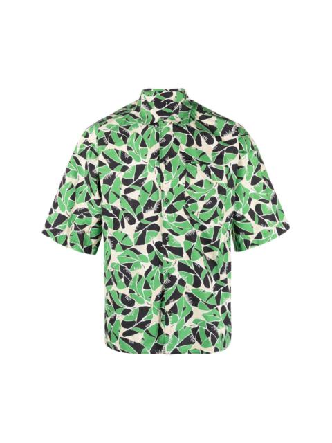 DSQUARED2 botanical-print short-sleeved shirt