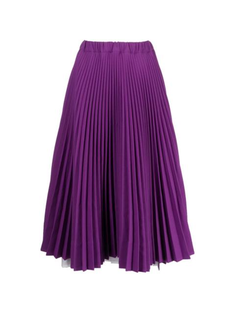 Plan C pleated midi skirt