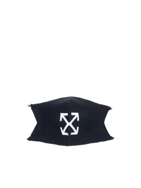 Off-White Arrow-knit face mask