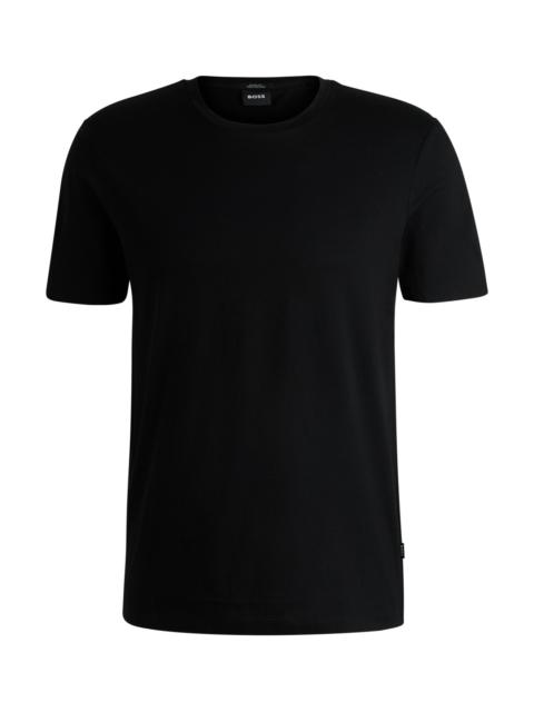 BOSS SLIM-FIT SHORT-SLEEVED T-SHIRT IN MERCERIZED COTTON