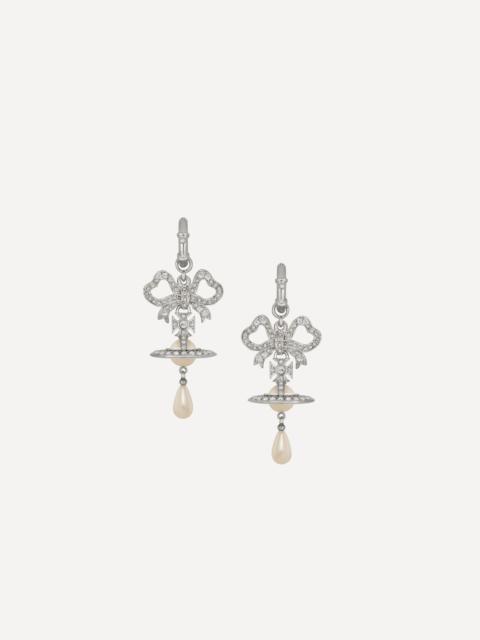 Vivienne Westwood Silver-Tone Rigoberta Pearl Earrings