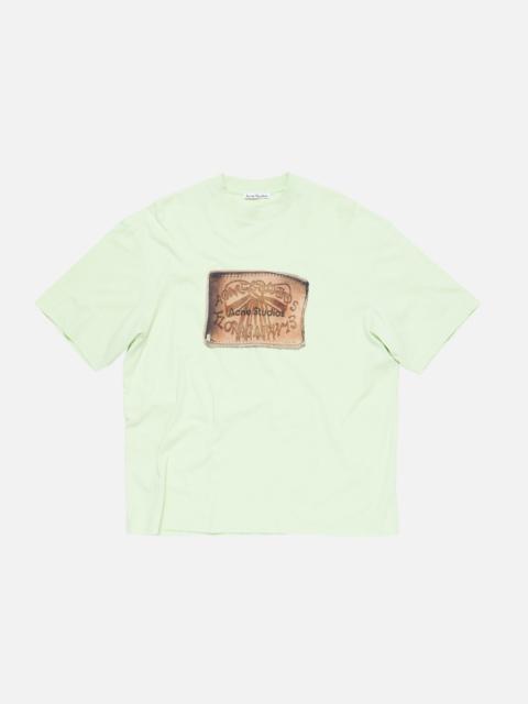 Acne Studios Logo t-shirt - Pistachio Green