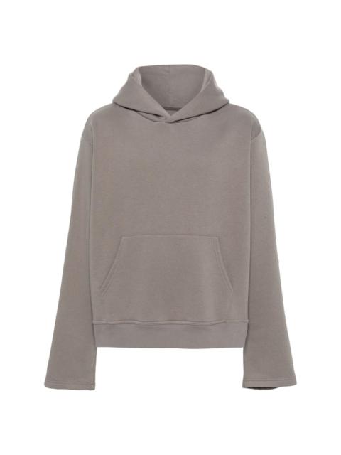 mÃ©lange-effect drop-shoulder hoodie
