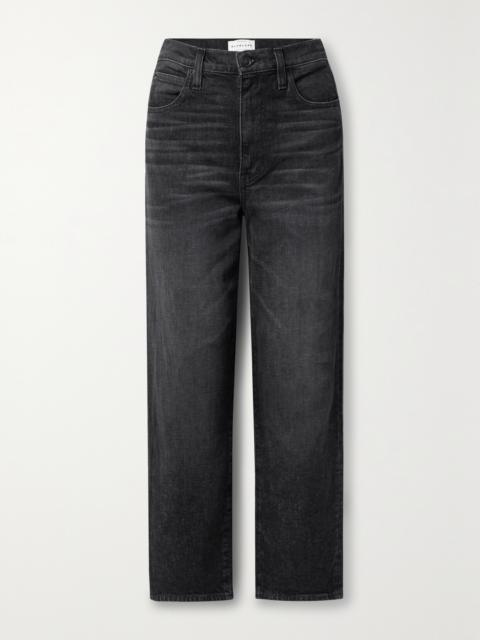 SLVRLAKE + Net Sustain London Cropped High-rise Straight-leg Organic Jeans