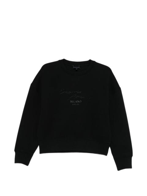 EMPORIO ARMANI logo-detail sweatshirt