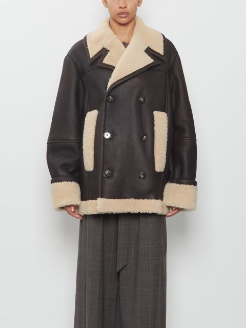 Simone Rocha Shearling Aviator Jacket