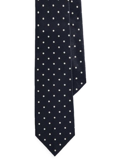 Ralph Lauren Men's Polka Dot Tie - Dark Navy