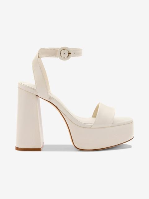 Dolly Sandal In Ivory Leather