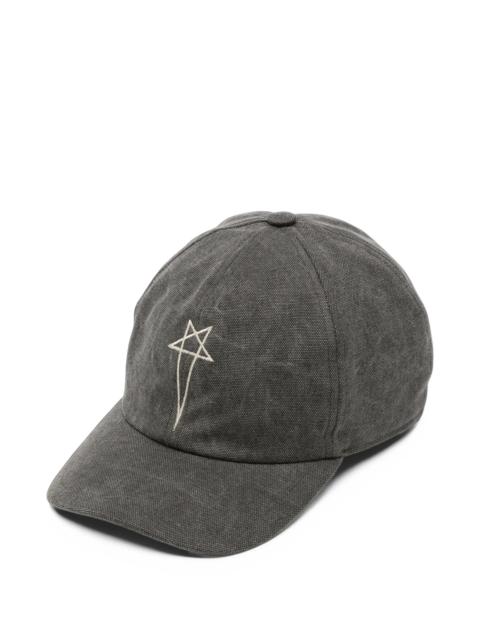 Rick Owens DRKSHDW Rick Owens Drkshdw Pentagram Baseball Cap