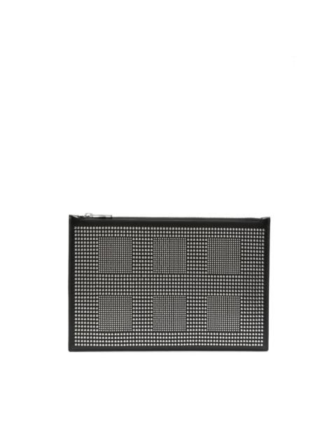 Alexander McQueen studed leather clutch bag