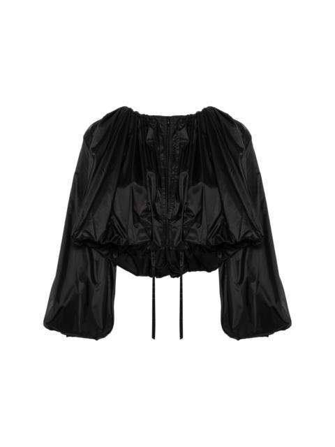 Alaïa cropped balloon jacket
