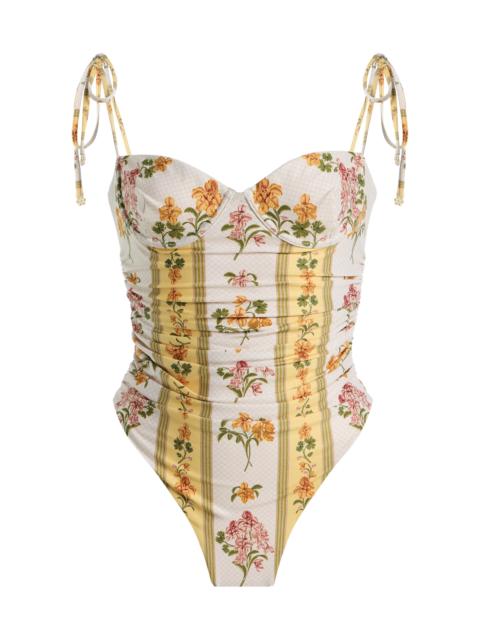 Agua by Agua Bendita Exclusive Rabano Balconette One Piece yellow
