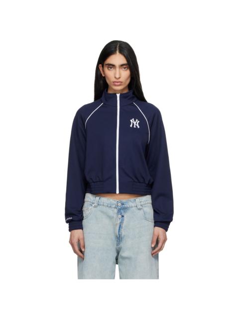 Sporty & Rich Navy '47 Edition Heritage Yankees Serif Retro Track Jacket
