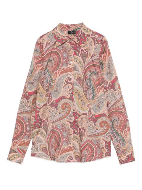 Etro paisley-print long-sleeved shirt