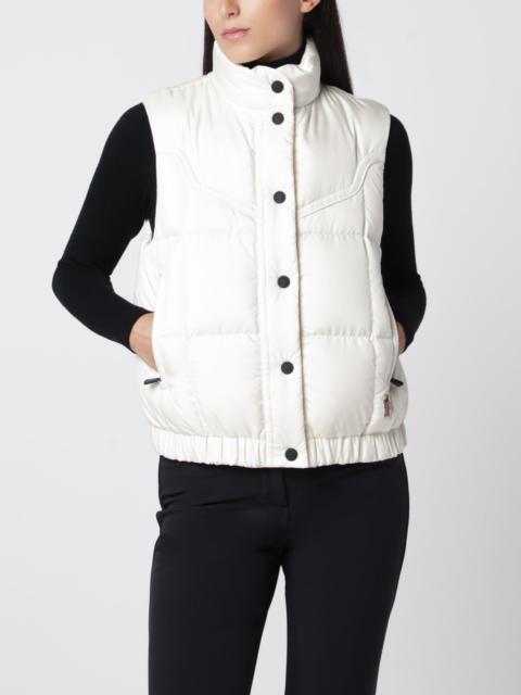 Moncler Grenoble Doucy white polyester vest