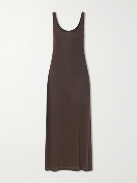 LESET Milo Cotton-jersey Maxi Dress