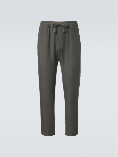 FEDELI Linen straight pants