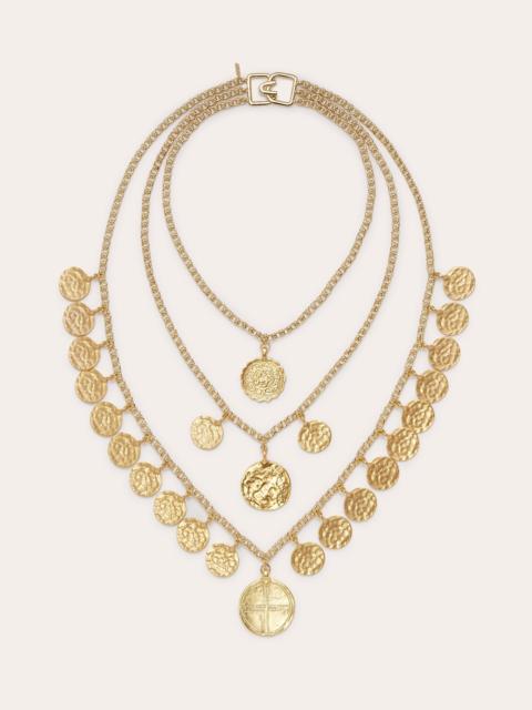 RAMY BROOK Reese Layered Coin Necklace