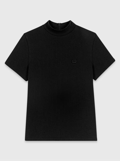 maje T-shirt with back zip