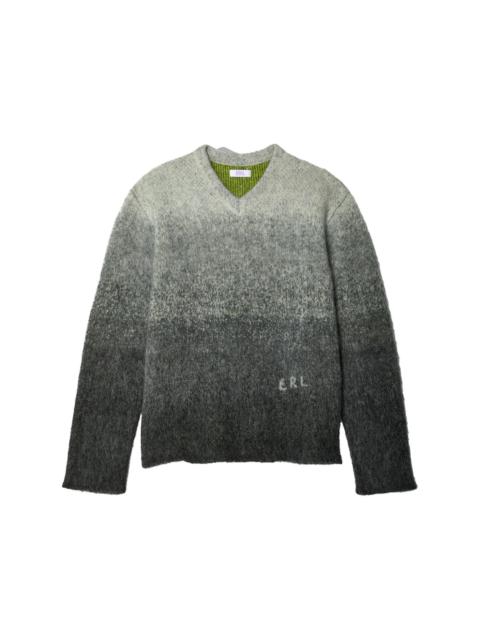 ERL gradient-effect V-neck jumper