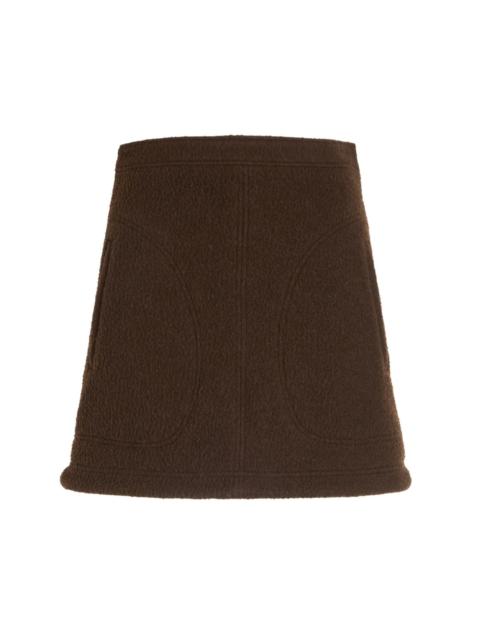 Proenza Schouler Dark Brown Clarice Skirt