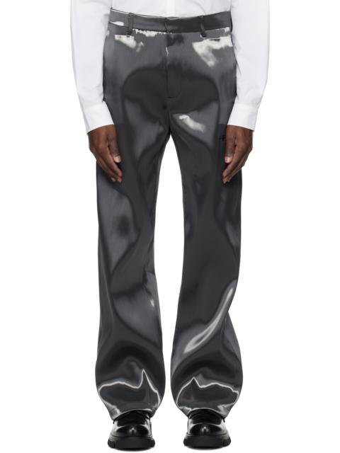 HELIOT EMIL™ Liquid Metal straight-leg cargo trousers