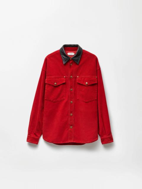VERSACE Corduroy Velvet Blouson