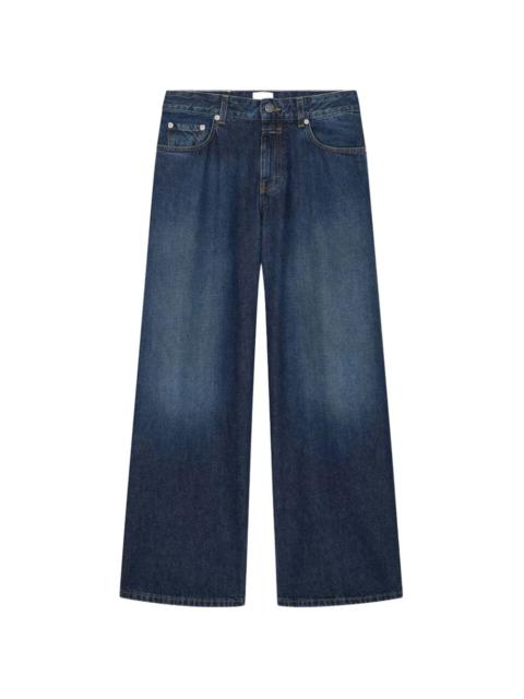 CLOSED Jayla logo-patch wide-leg jeans