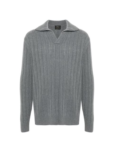 Brioni chunky-knit polo