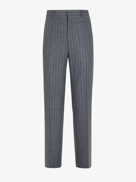 FENDI Gray wool pants