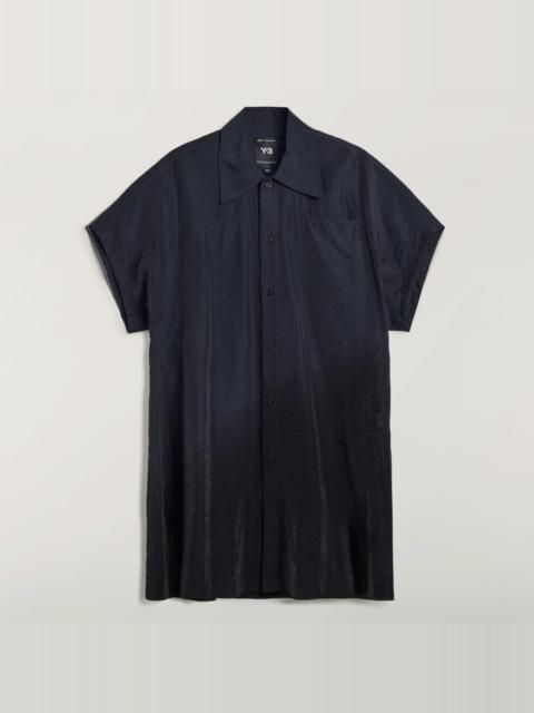 Y-3 Y-3 SHORT SLEEVE DIP DYE UTILITY OVERSHIRT