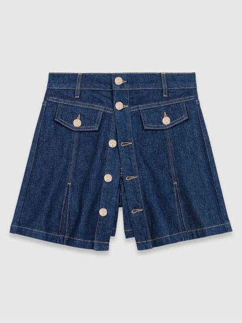 maje Denim skort