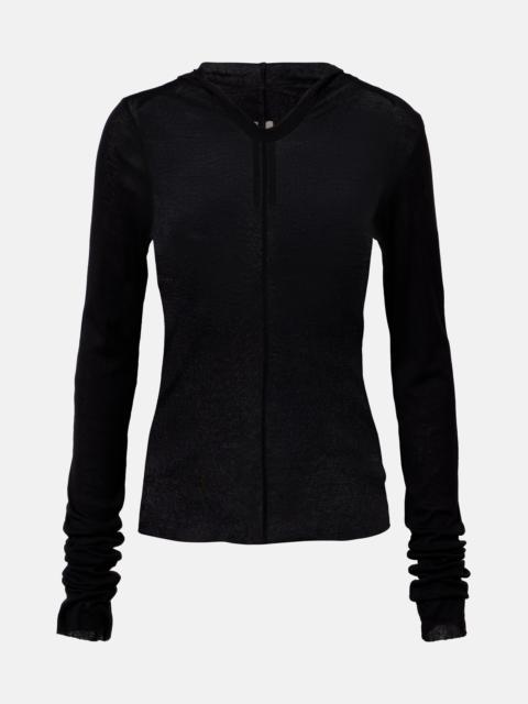 Rick Owens Cotton jersey top