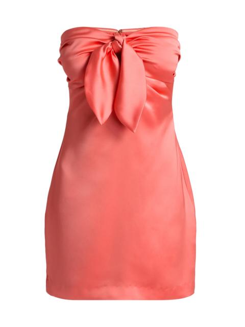 RAMY BROOK Women's Orion Bow Minidress - Coral