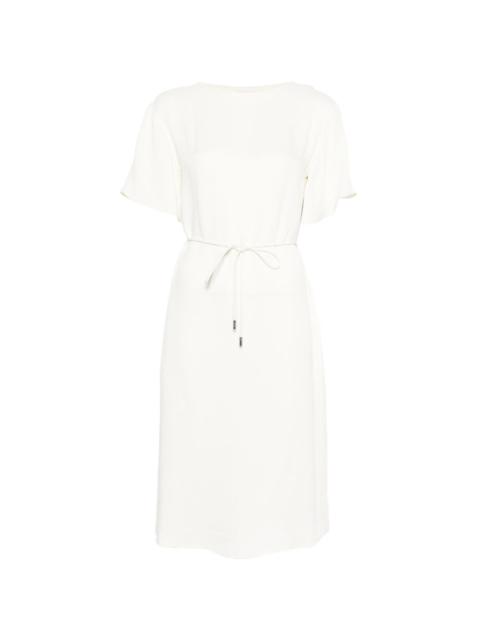 Herno tie-waist midi dress