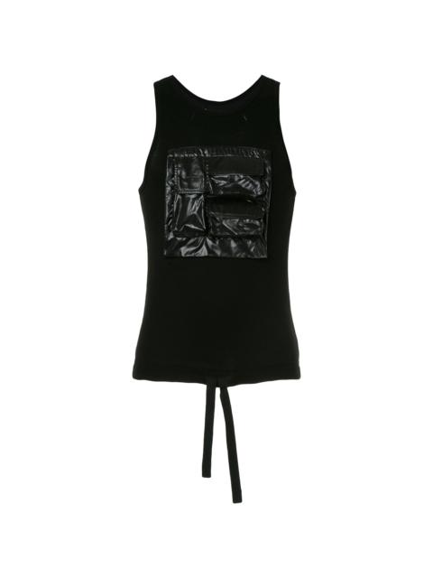 TAKAHIROMIYASHITA TheSoloist. contrast patch vest top