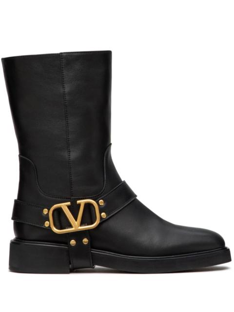 Vlogo signature leather boots