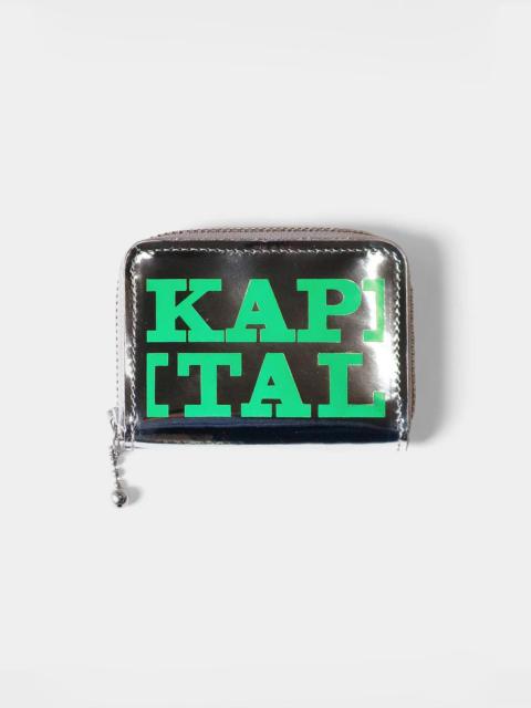 Kapital Mirror Leather THUMBS-UP Mini Wallet - Green