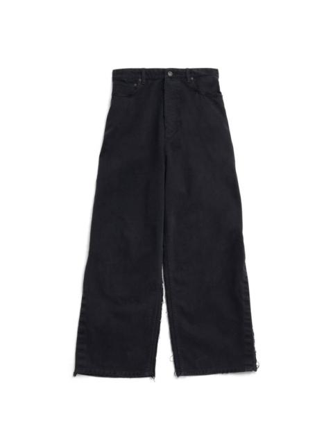 BALENCIAGA Men's Hybrid Baggy Pants in Black