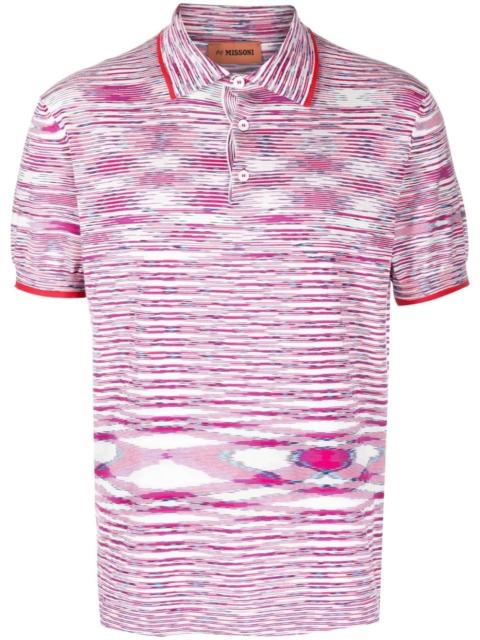 Missoni marl-knit polo shirt