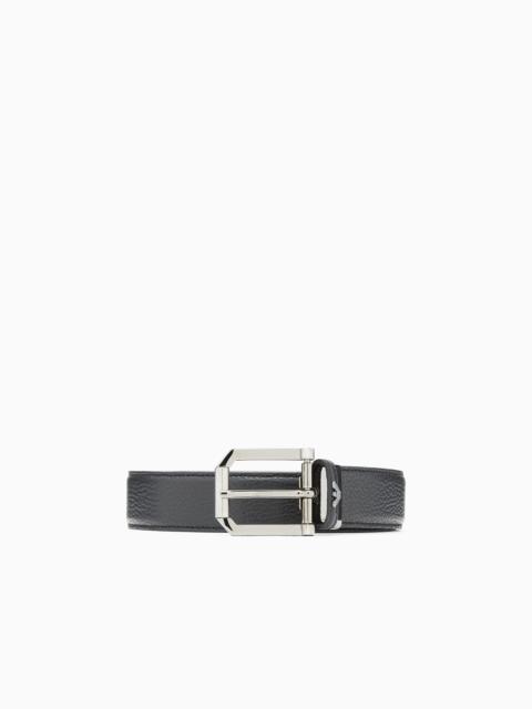 EMPORIO ARMANI BULL LEATHER BELT